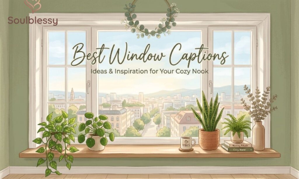 Best window captions for Instagram with bright morning window view
