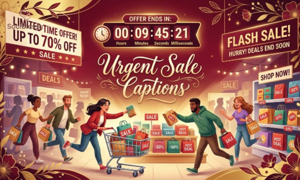 Fun and Playful Sale Captions for Social Media