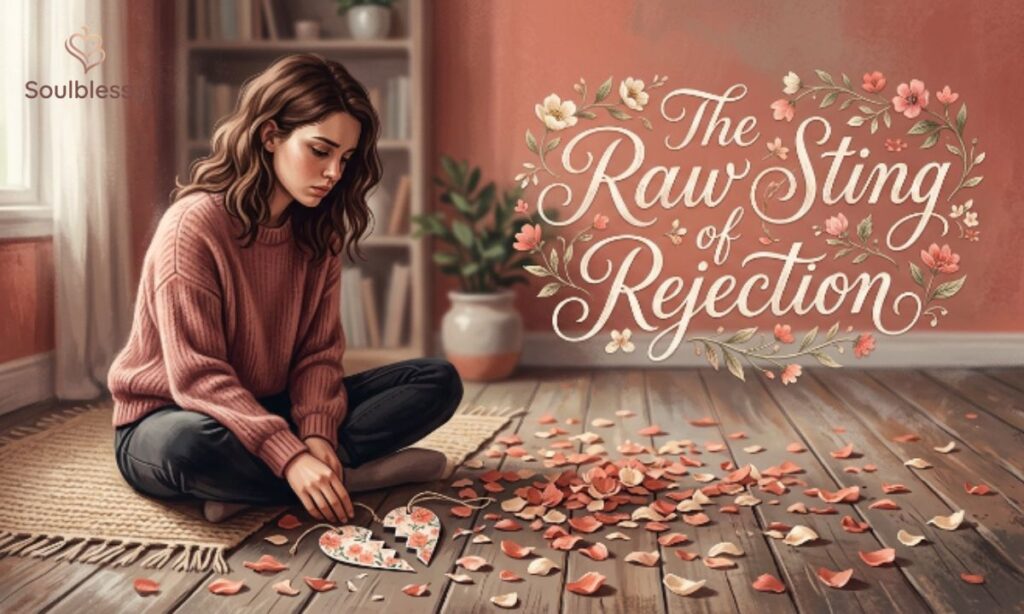 The raw sting of rejection emotional heartbreak artwork