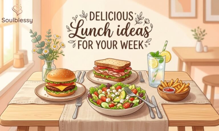 Best Lunch Captions For Instagram featured an image with a delicious lunch meal.