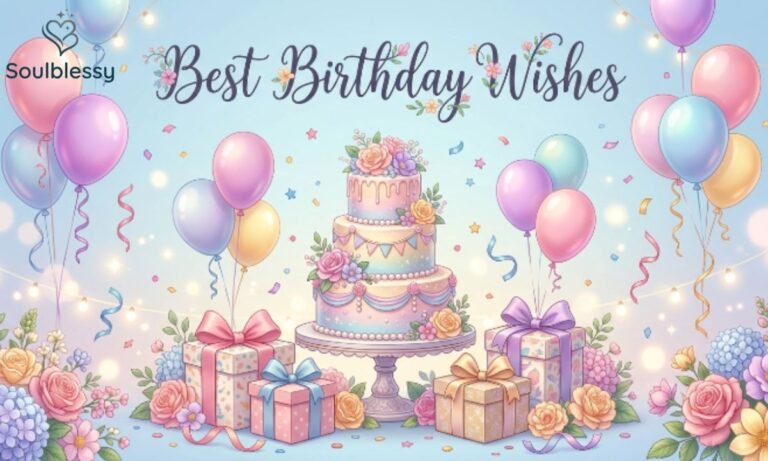 Best birthday wishes with cake, balloons, gifts, and flowers.