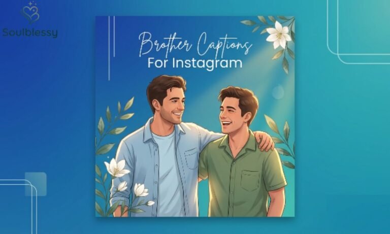 Brother Captions For Instagram feature image showing two happy brothers together