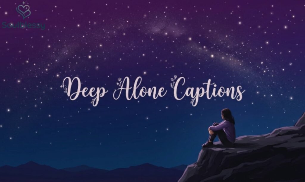 A person sitting alone on a mountain under the stars.