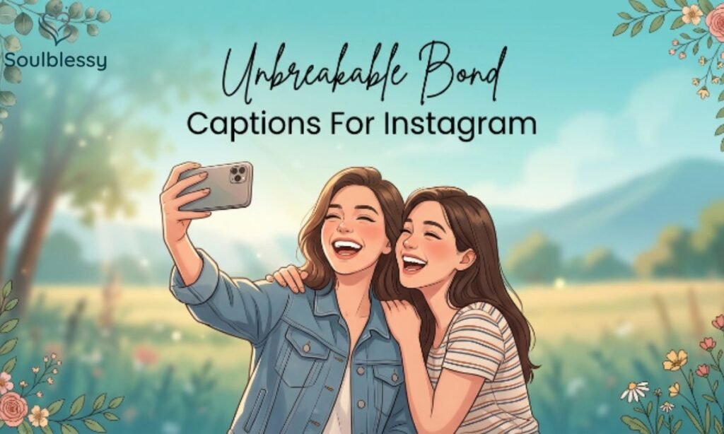 Friends smiling together for Instagram with a strong unbreakable bond.