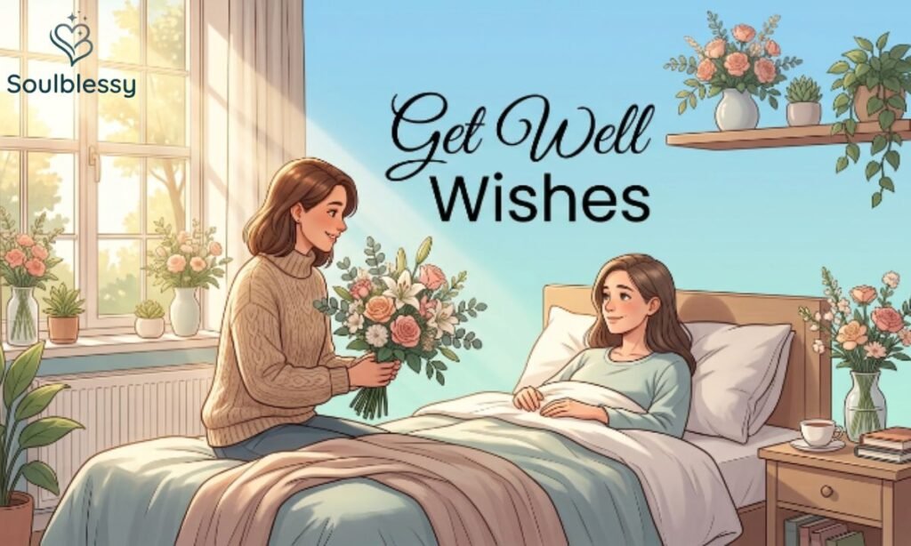 Best Wishes for good health and speedy recovery illustration