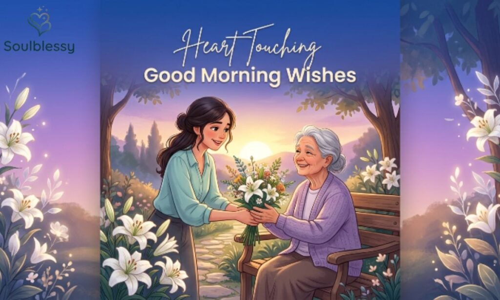 New Latest Good Morning Wishes heart touching image showing kindness and hope
