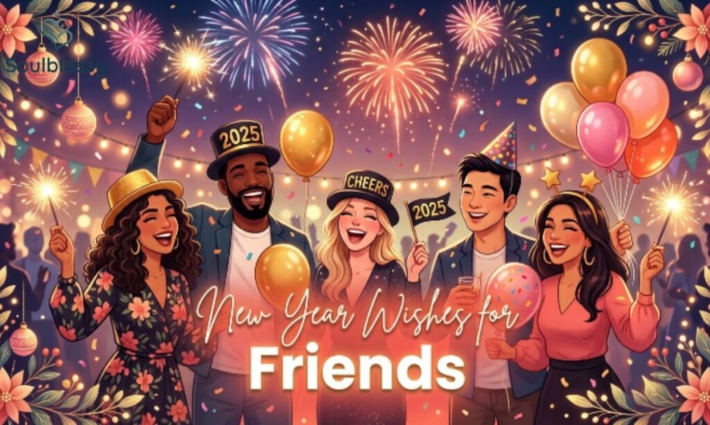 New Year Wishes for Friends celebration image