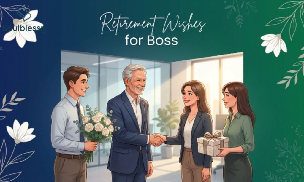 Best Wishes for Retirement for boss with respectful farewell celebration